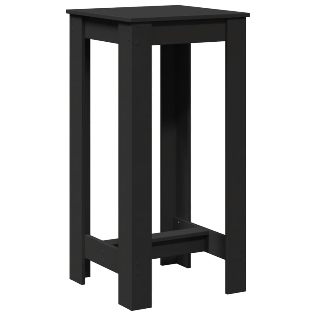 Τραπέζι Μπαρ Μαύρο 51x50x103,5 εκ. Επεξ. Ξύλο - Pakobazaar