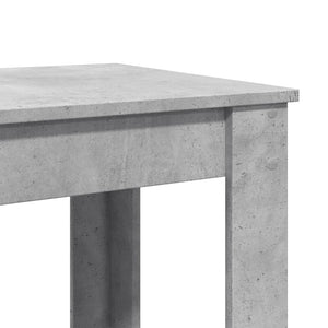 Τραπέζι Μπαρ Γκρι Σκυροδέματος 51x50x103,5 εκ. Επεξ. Ξύλο - Pakobazaar