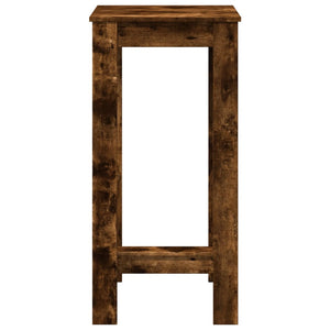 Τραπέζι Μπαρ Καπνιστή Δρυς 51x50x103,5 εκ. Επεξ. Ξύλο