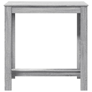 Τραπέζι Μπαρ Γκρι Sonoma 102x50x103,5εκ. Επεξεργ. Ξύλο
