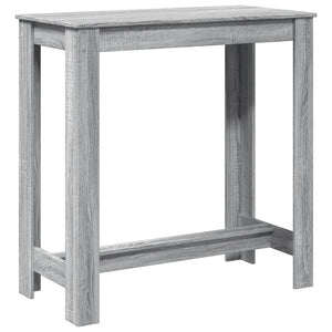 Τραπέζι Μπαρ Γκρι Sonoma 102x50x103,5εκ. Επεξεργ. Ξύλο