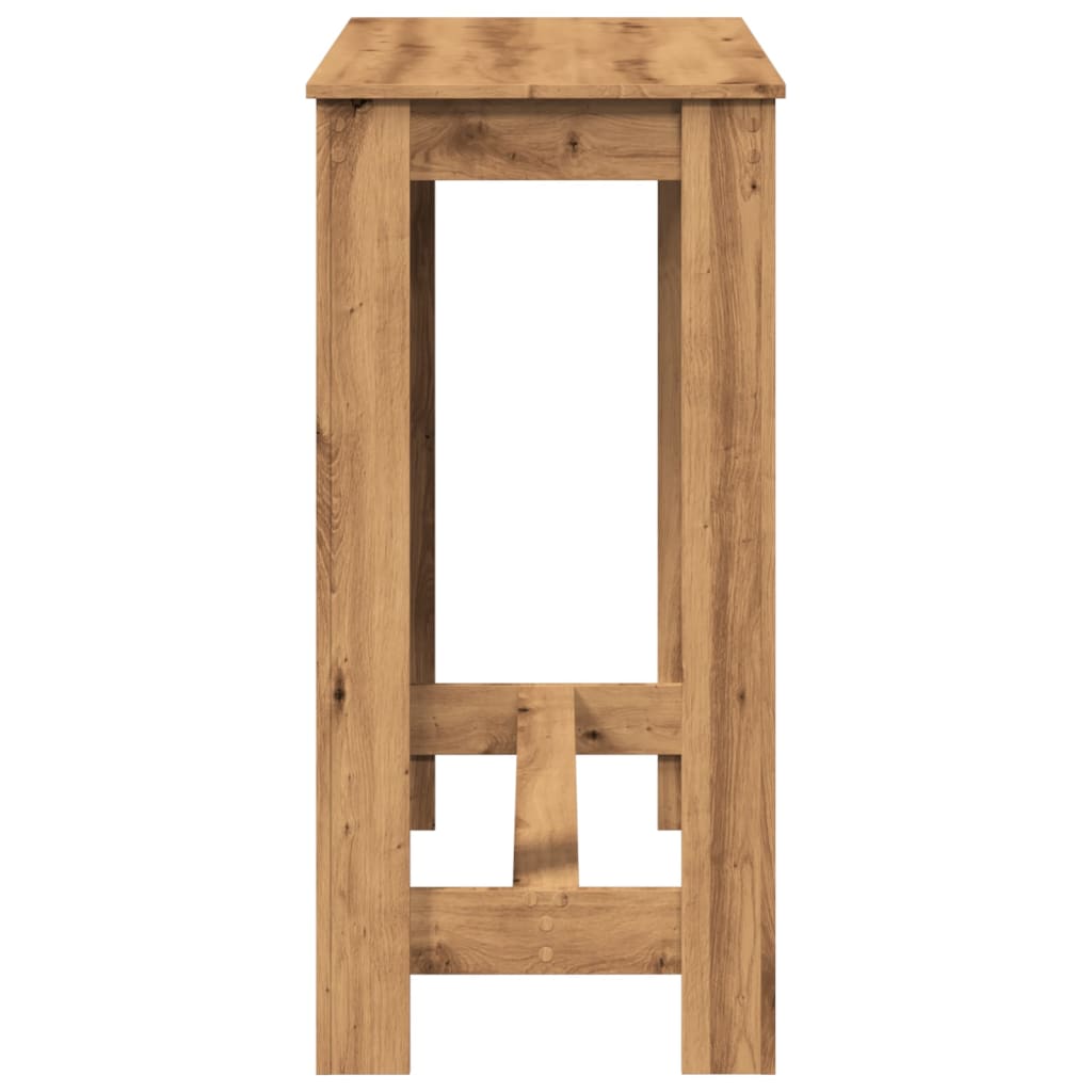 Τραπέζι Μπαρ Αρτισιανή Δρυς 102x50x103,5 εκ. Επεξ. Ξύλο - Pakobazaar