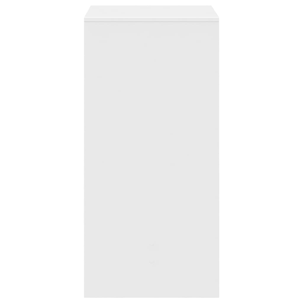 Τραπέζι Μπαρ Λευκό 51x50x103,5 εκ. Επεξ. Ξύλο - Pakobazaar