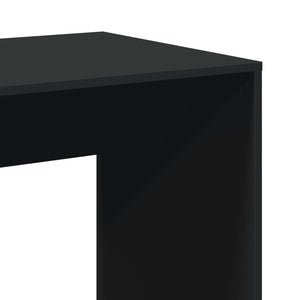Τραπέζι Μπαρ Μαύρο 51x50x103,5 εκ. Επεξ. Ξύλο - Pakobazaar