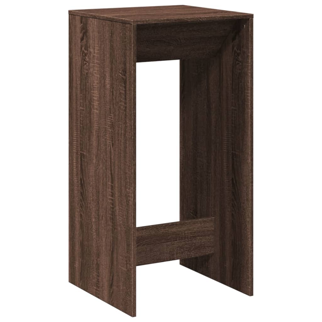Τραπέζι Μπαρ Καφέ Δρυς 51x50x103,5 εκ. Επεξ. Ξύλο - Pakobazaar
