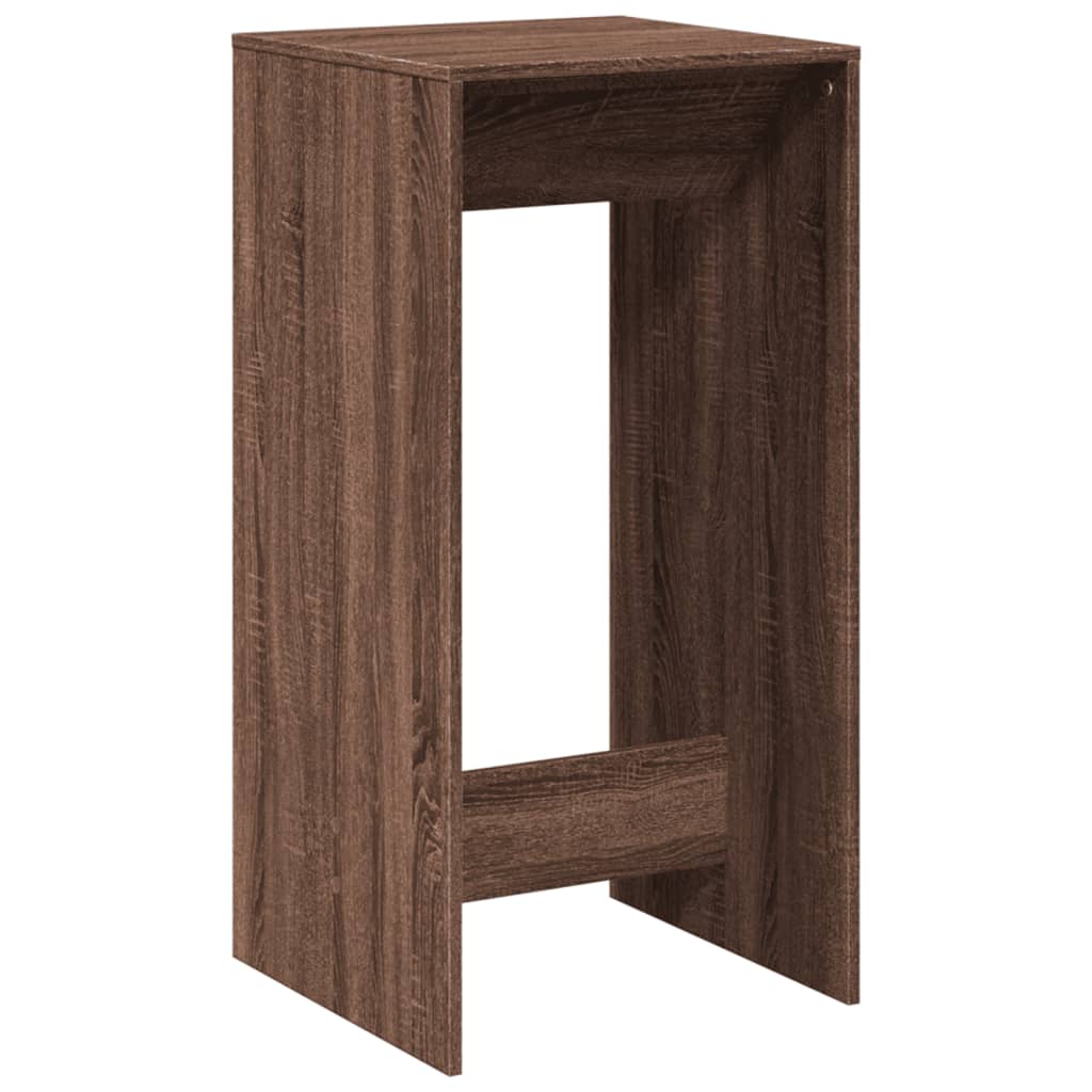 Τραπέζι Μπαρ Καφέ Δρυς 51x50x103,5 εκ. Επεξ. Ξύλο - Pakobazaar
