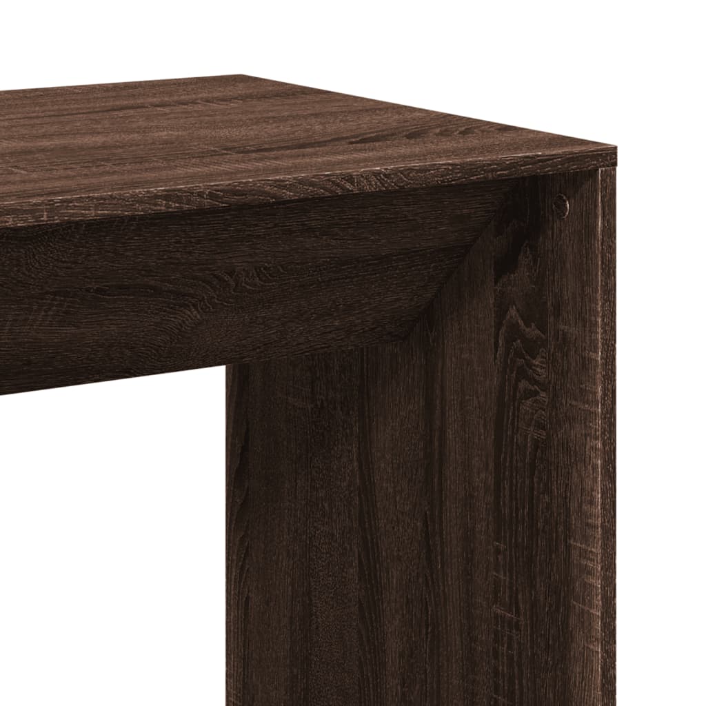 Τραπέζι Μπαρ Καφέ Δρυς 51x50x103,5 εκ. Επεξ. Ξύλο - Pakobazaar