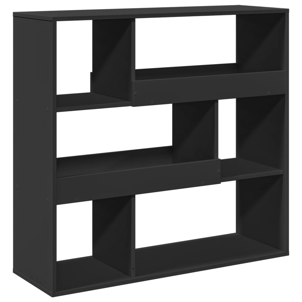 Βιβλιοθήκη/Διαχωριστικό Χώρου Μαύρο 100x33x94,5 εκ.