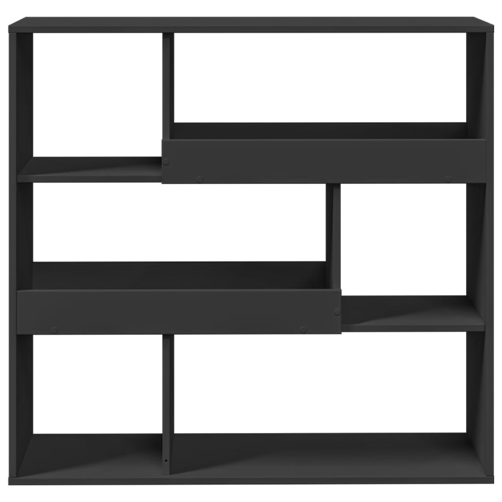 Βιβλιοθήκη/Διαχωριστικό Χώρου Μαύρο 100x33x94,5 εκ.