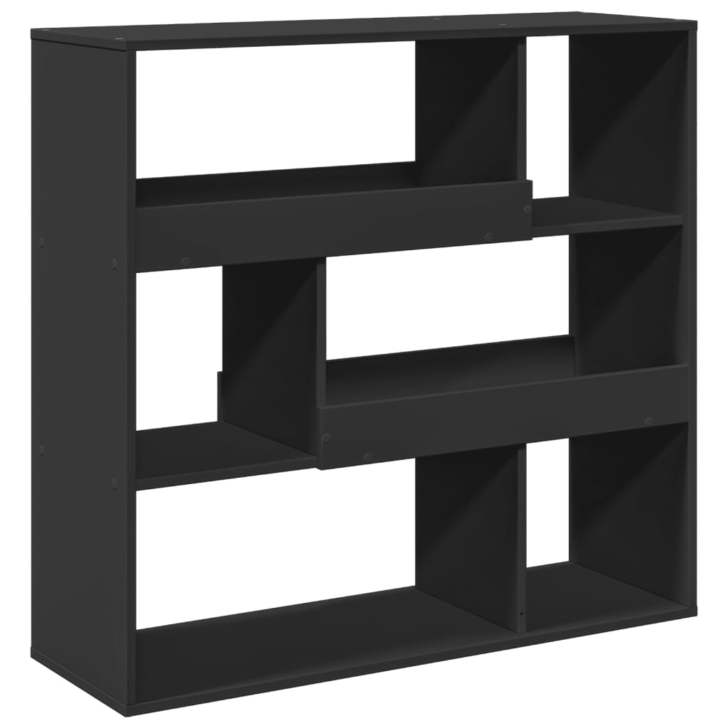 Βιβλιοθήκη/Διαχωριστικό Χώρου Μαύρο 100x33x94,5 εκ.