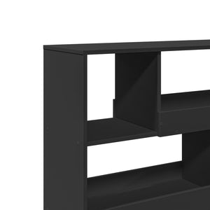 Βιβλιοθήκη/Διαχωριστικό Χώρου Μαύρο 100x33x94,5 εκ.