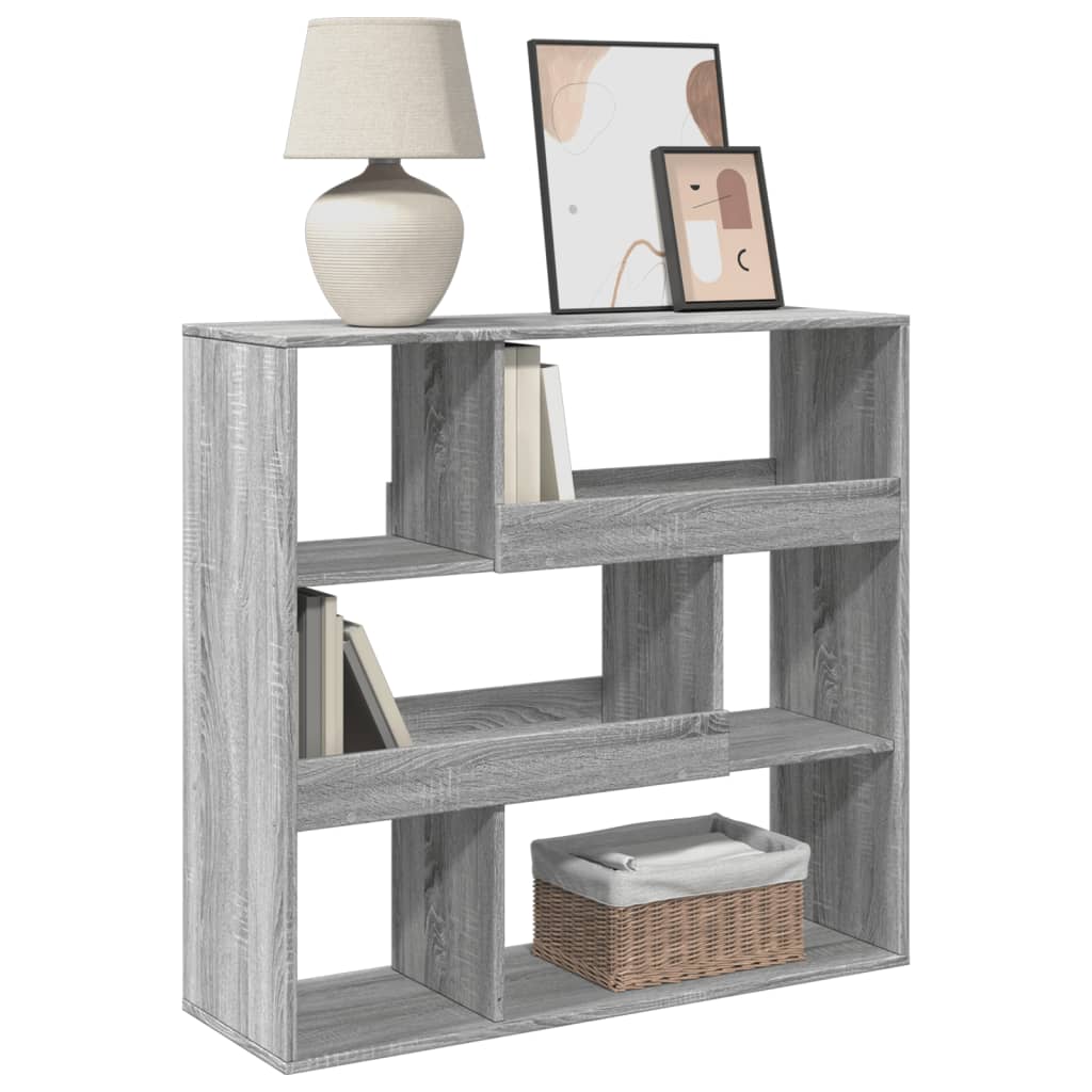 Βιβλιοθήκη/Διαχωριστικό Χώρου Γκρι Sonoma 100x33x94,5 εκ. - Pakobazaar