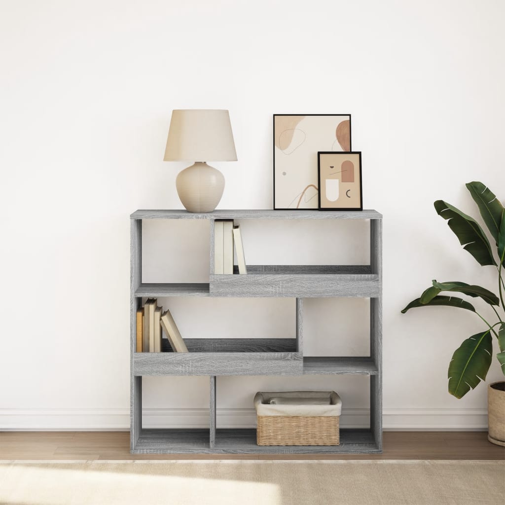 Βιβλιοθήκη/Διαχωριστικό Χώρου Γκρι Sonoma 100x33x94,5 εκ. - Pakobazaar