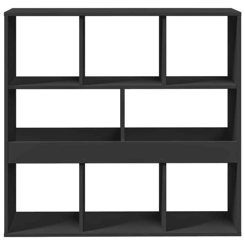 Βιβλιοθήκη/Διαχωριστικό Χώρου Μαύρο 100x33x94,5 εκ.