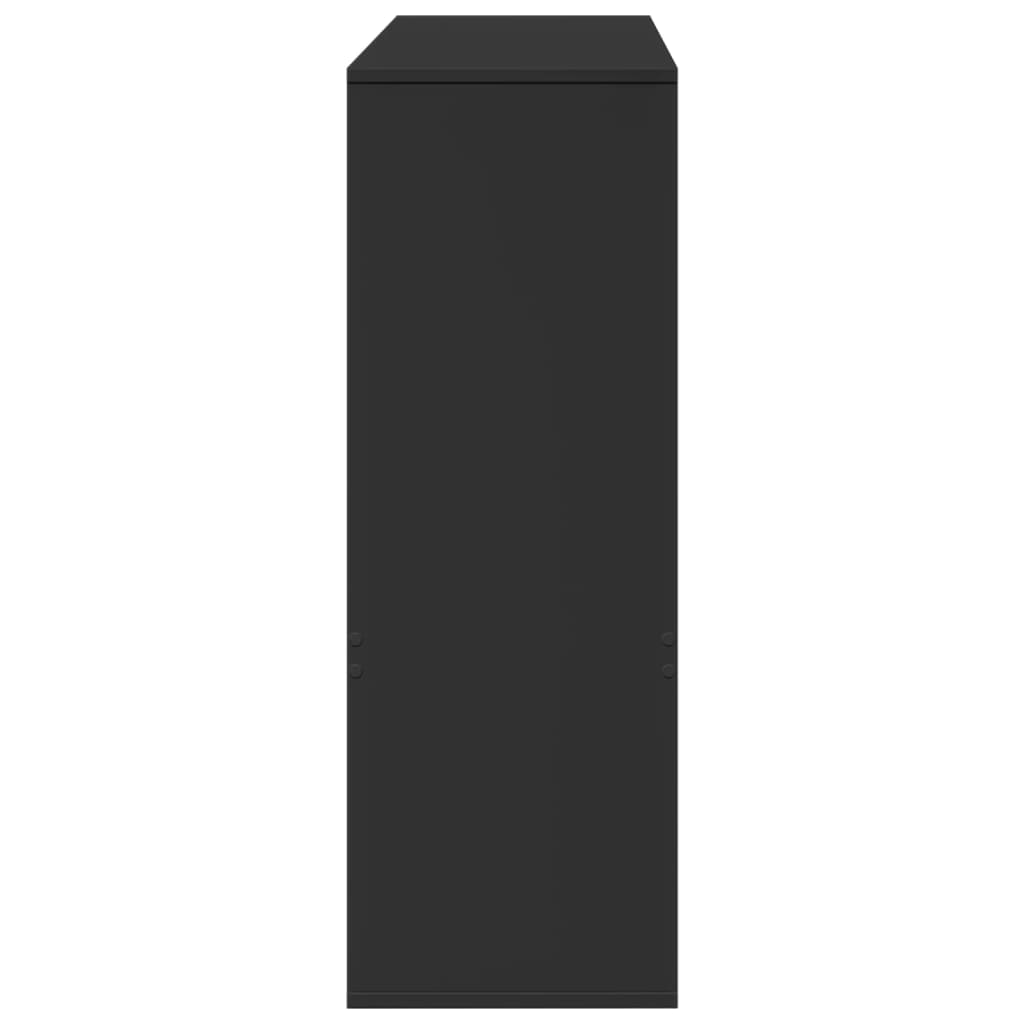 Βιβλιοθήκη/Διαχωριστικό Χώρου Μαύρο 100x33x94,5 εκ.