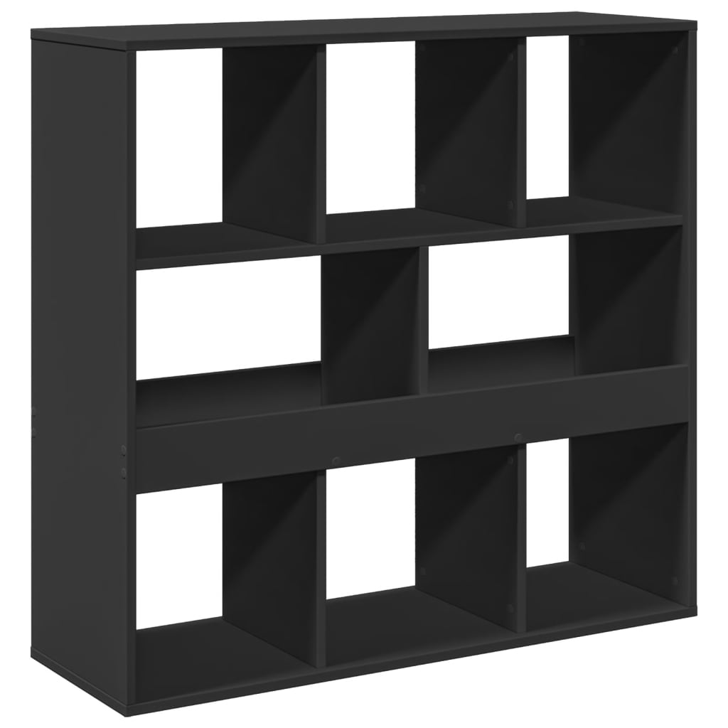 Βιβλιοθήκη/Διαχωριστικό Χώρου Μαύρο 100x33x94,5 εκ.