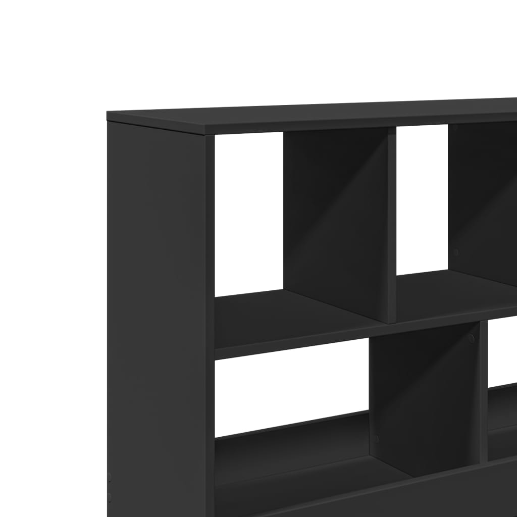 Βιβλιοθήκη/Διαχωριστικό Χώρου Μαύρο 100x33x94,5 εκ.