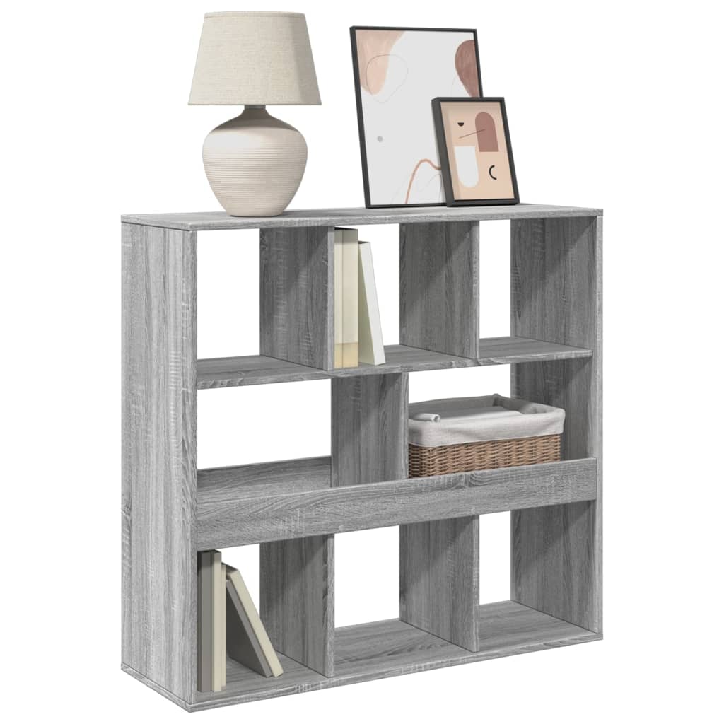 Βιβλιοθήκη/Διαχωριστικό Χώρου Γκρι Sonoma 100x33x94,5 εκ.