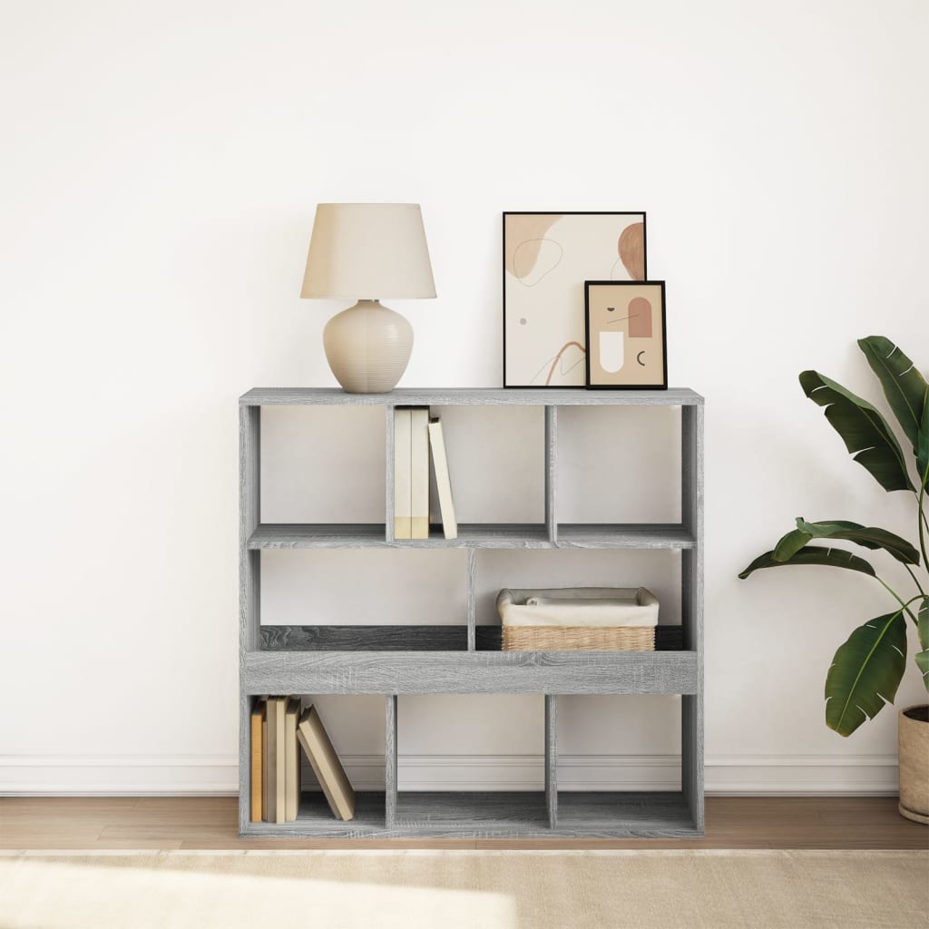 Βιβλιοθήκη/Διαχωριστικό Χώρου Γκρι Sonoma 100x33x94,5 εκ.
