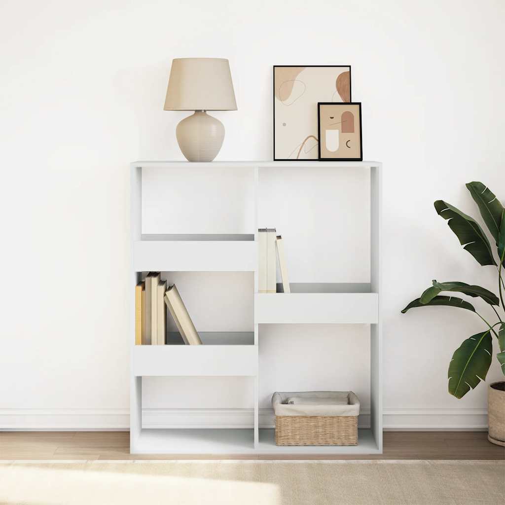 Βιβλιοθήκη/Διαχωριστικό Χώρου Λευκό 100x33x115 εκ.