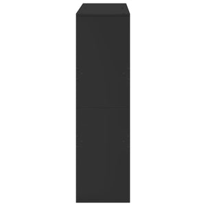 Βιβλιοθήκη/Διαχωριστικό Χώρου Μαύρο 100x33x115 εκ.