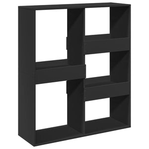 Βιβλιοθήκη/Διαχωριστικό Χώρου Μαύρο 100x33x115 εκ.