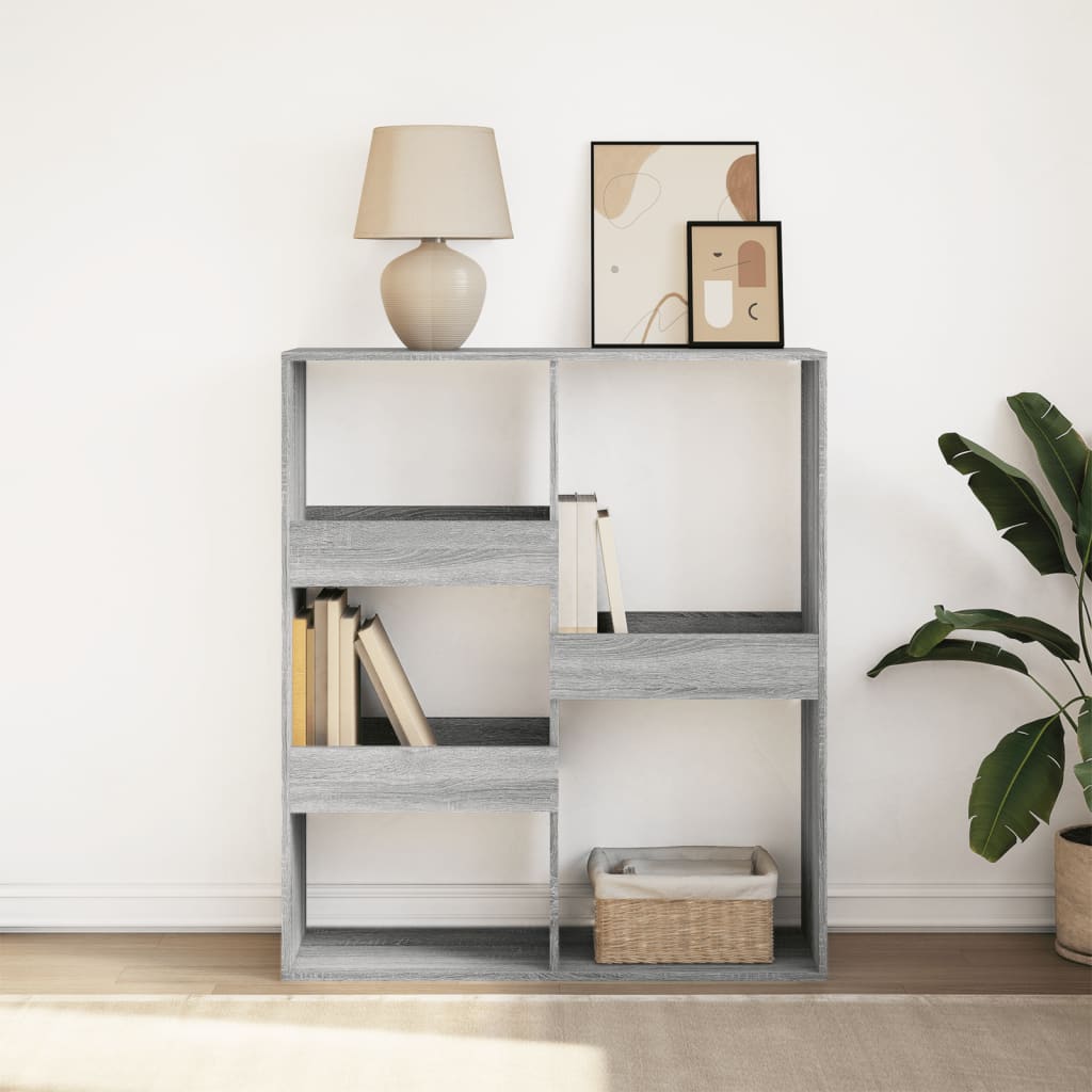 Βιβλιοθήκη/Διαχωριστικό Χώρου Γκρι Sonoma 100x33x115 εκ.