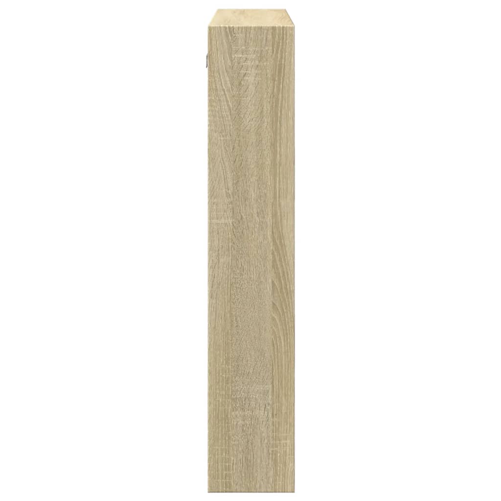 Ντουλάπι Τοίχου Sonoma Δρυς 80x15x80 εκ. Επεξεργασμένο Ξύλο - Pakobazaar