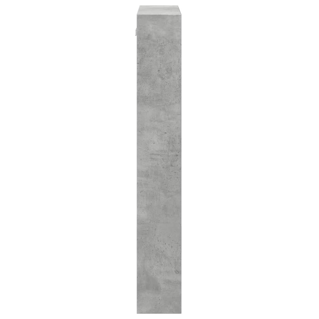 Ντουλάπι Τοίχου Γκρι Σκυρ. 50x15x100 εκ. Επεξεργασμένο Ξύλο