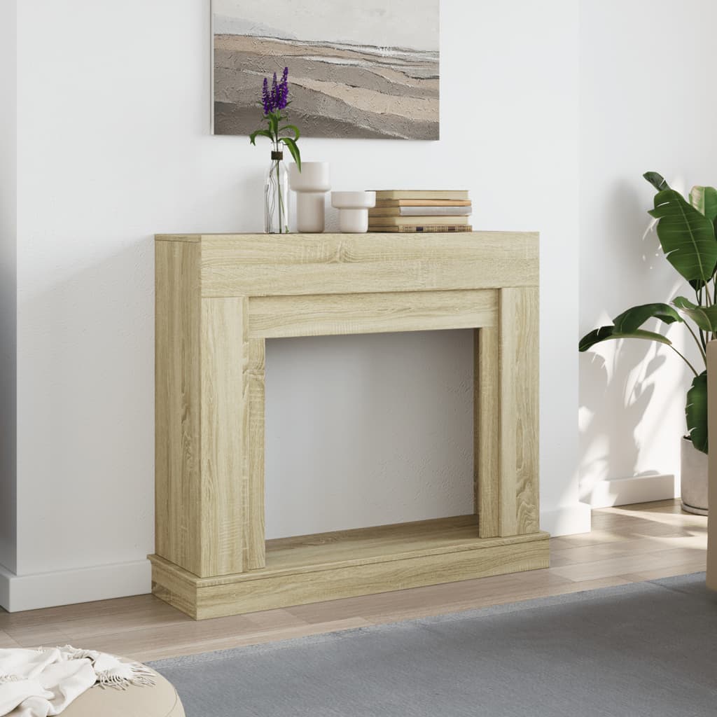 Πλαίσιο Τζακιού Sonoma Δρυς 100x30x87,5 εκ. από Επεξ. Ξύλο - Pakobazaar