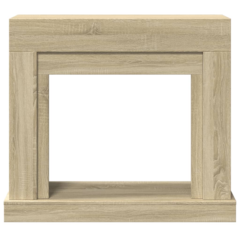 Πλαίσιο Τζακιού Sonoma Δρυς 100x30x87,5 εκ. από Επεξ. Ξύλο - Pakobazaar