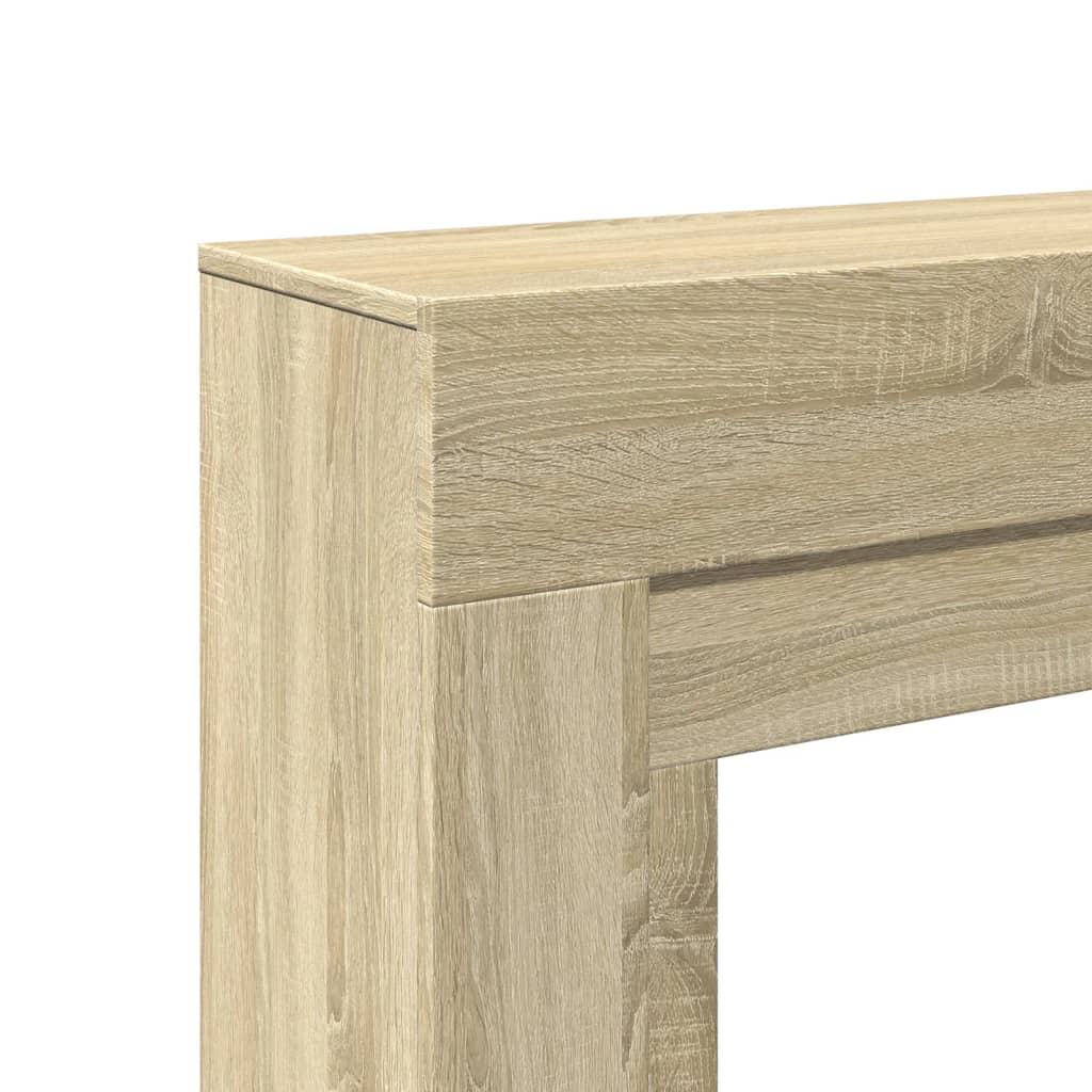 Πλαίσιο Τζακιού Sonoma Δρυς 100x30x87,5 εκ. από Επεξ. Ξύλο - Pakobazaar