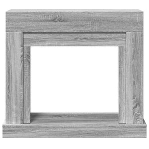 Πλαίσιο Τζακιού Γκρι Sonoma 100x30x87,5 εκ. από Επεξ. Ξύλο - Pakobazaar