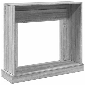 Πλαίσιο Τζακιού Γκρι Sonoma 100x30x87,5 εκ. από Επεξ. Ξύλο - Pakobazaar