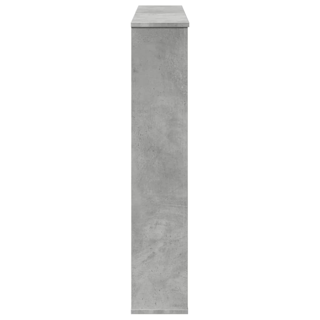 Πλαίσιο Τζακιού Γκρι Σκυρ. 100x20x100 εκ. από Επεξ. Ξύλο