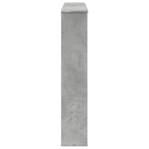 Πλαίσιο Τζακιού Γκρι Σκυρ. 100x20x100 εκ. από Επεξ. Ξύλο