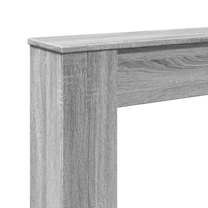 Πλαίσιο Τζακιού Γκρι Sonoma 100x20x100 εκ. από Επεξ. Ξύλο - Pakobazaar
