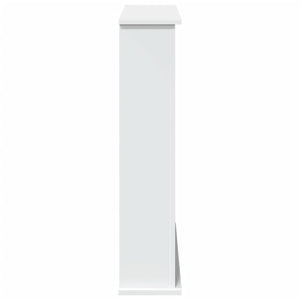 Πλαίσιο Τζακιού Λευκό 75x20x87,5 εκ. από Επεξ. Ξύλο - Pakobazaar
