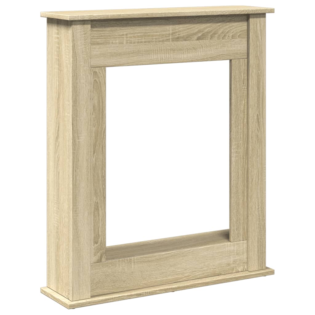 Πλαίσιο Τζακιού Sonoma Δρυς 75x20x87,5 εκ. από Επεξ. Ξύλο - Pakobazaar
