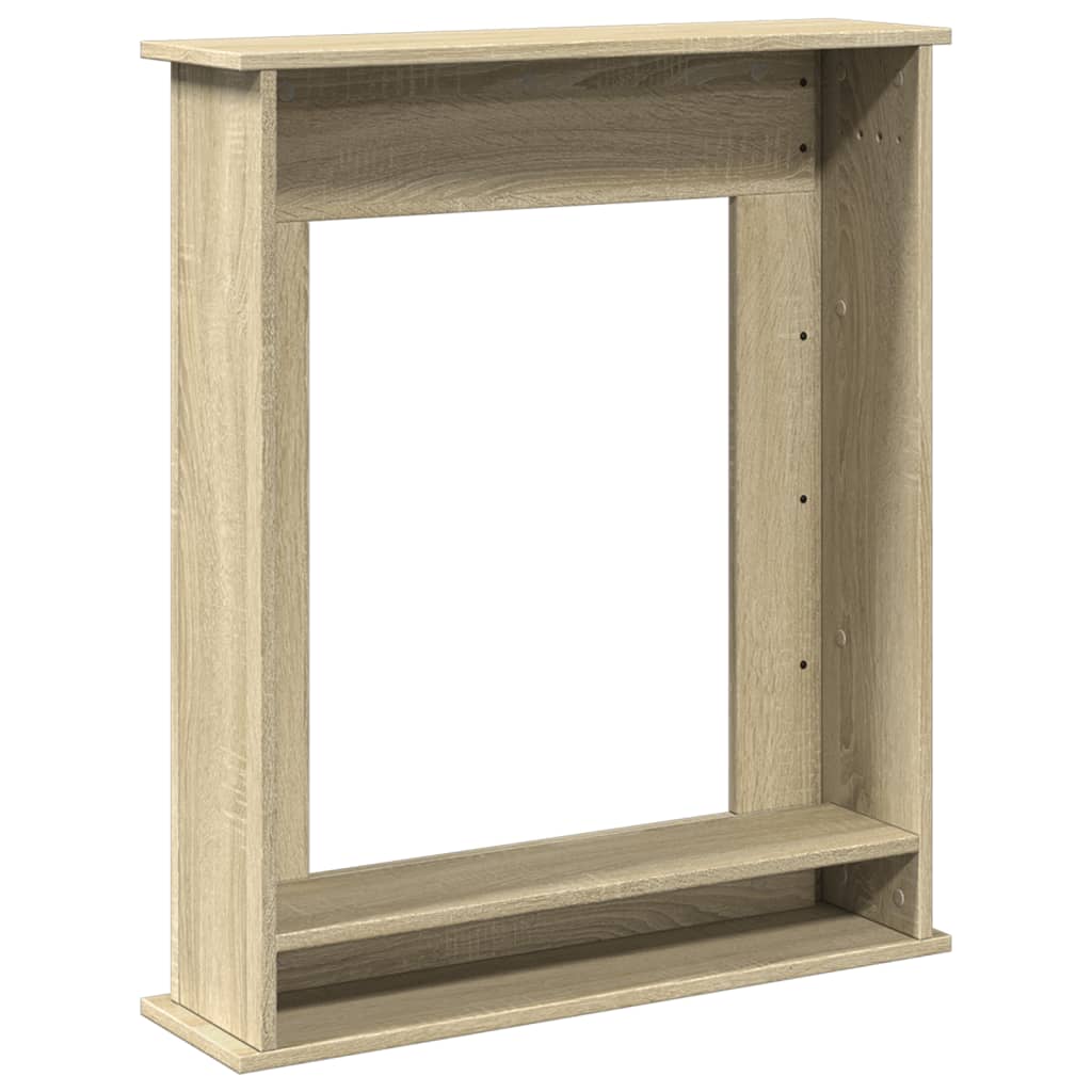Πλαίσιο Τζακιού Sonoma Δρυς 75x20x87,5 εκ. από Επεξ. Ξύλο - Pakobazaar