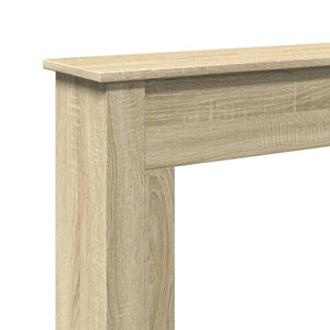 Πλαίσιο Τζακιού Sonoma Δρυς 75x20x87,5 εκ. από Επεξ. Ξύλο - Pakobazaar