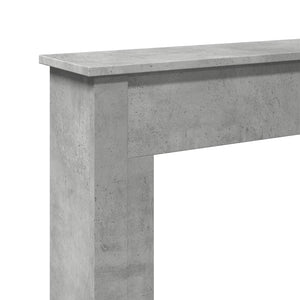 Πλαίσιο Τζακιού Γκρι Σκυρ. 75x20x87,5 εκ. από Επεξ. Ξύλο