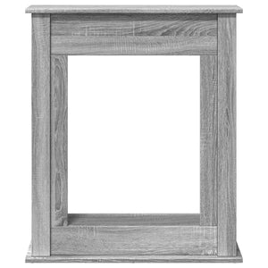 Πλαίσιο Τζακιού Γκρι Sonoma 75x20x87,5 εκ. από Επεξ. Ξύλο - Pakobazaar