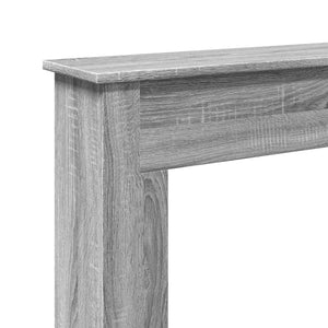 Πλαίσιο Τζακιού Γκρι Sonoma 75x20x87,5 εκ. από Επεξ. Ξύλο - Pakobazaar