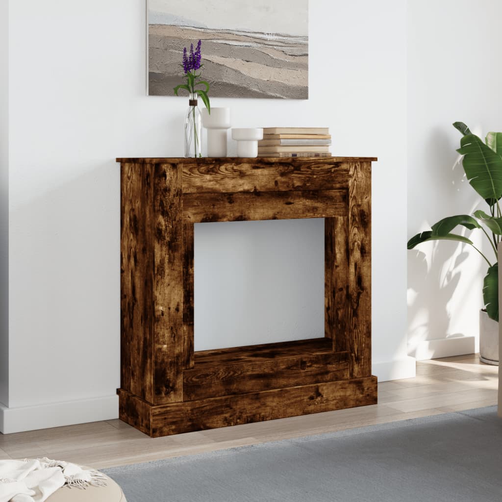 Πλαίσιο Τζακιού Καπνιστή Δρυς 90x30x90 εκ. από Επεξ. Ξύλο