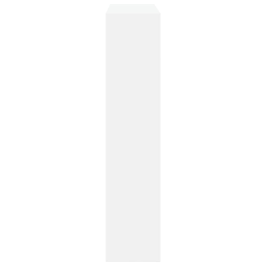 Πλαίσιο Τζακιού Λευκό 81x18x82 εκ. από Επεξ. Ξύλο