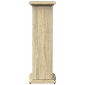 Βάση Οθόνης με Αποθ. Sonoma Δρυς 31x30x90 εκ Επεξεργασμένο Ξύλο