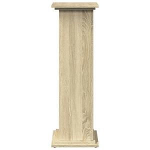 Βάση Οθόνης με Αποθ. Sonoma Δρυς 31x30x90 εκ Επεξεργασμένο Ξύλο