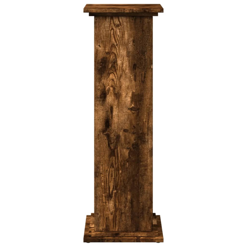 Βάση Οθόνης με Αποθ. Καπνιστή Δρυς 31x30x90 εκ. Επεξ. Ξύλο