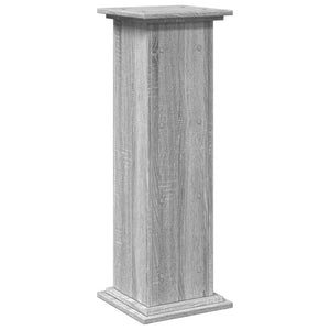 Βάση Οθόνης με Αποθ. Γκρι Sonoma 31x30x90 εκ Επεξεργασμένο Ξύλο